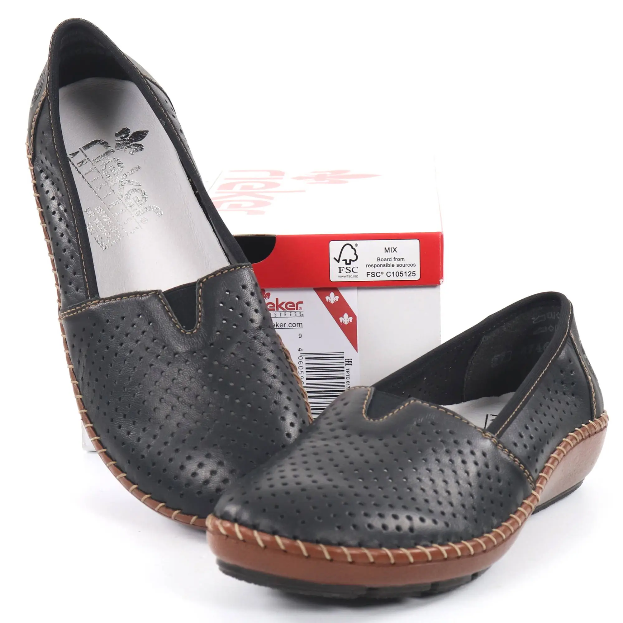 Rieker Naisten Kävelykengät 44854-00 Musta 2 Rieker Naisten Kävelykengät 44854-00 Musta - Image 2