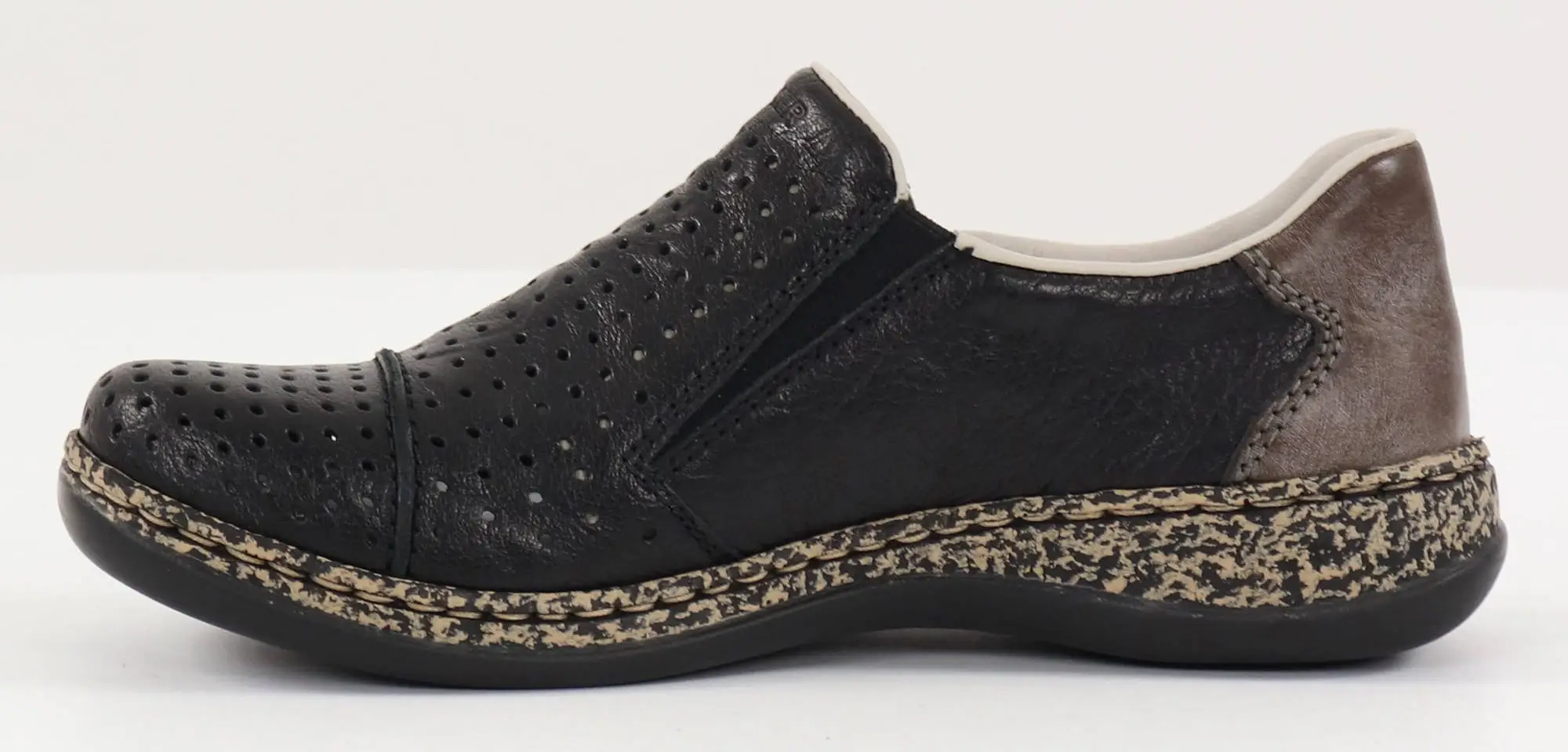 Rieker Naisten Kävelykengät Nahkaa 46353-00 Musta 2 Rieker Naisten Kävelykengät Nahkaa 46353-00 Musta - Image 2