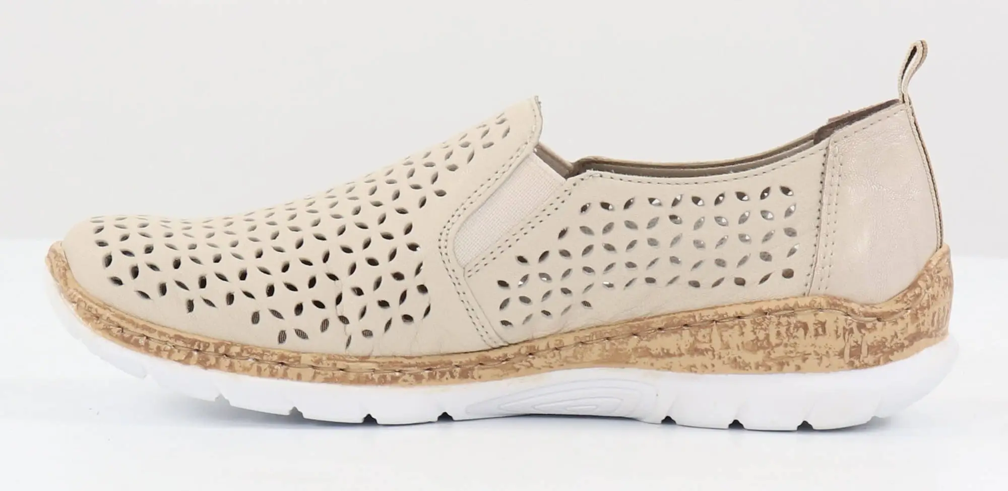 Rieker Naisten Kävelykengät Nahkaa N4251-60 Beige 2 Rieker Naisten Kävelykengät Nahkaa N4251-60 Beige - Image 2