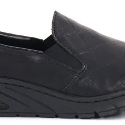 Rieker Naisten Kiilakantaiset Kävelykengät N3363-00 Musta