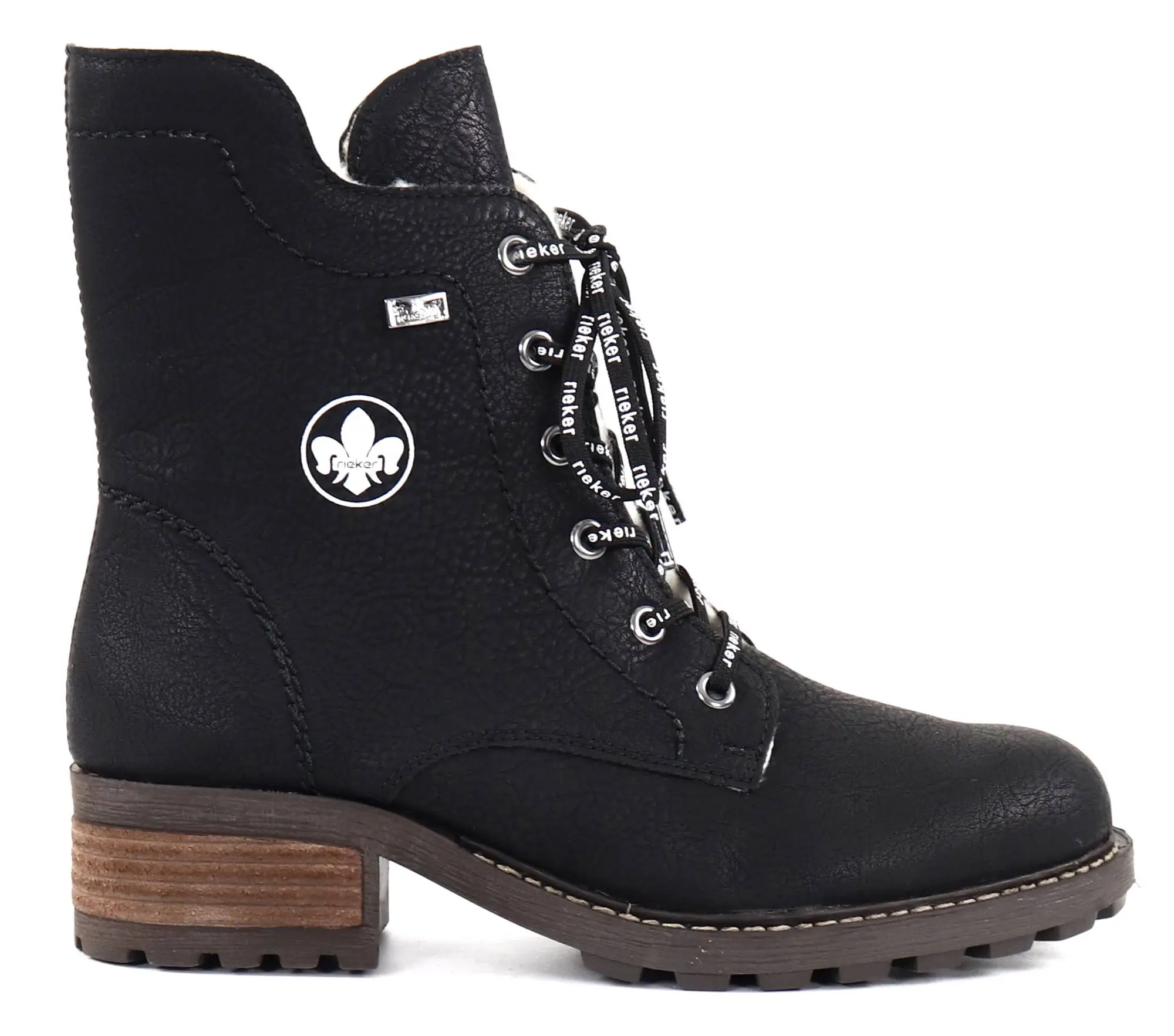 Rieker Naisten Korkeavartiset Nilkkurit Y0411-00 Musta 1 Rieker Naisten Korkeavartiset Nilkkurit Y0411-00 Musta