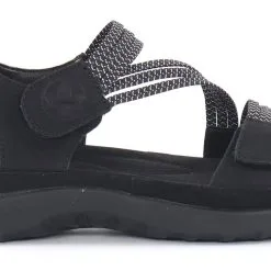 Rieker Naisten Sandaalit 64870-00 Musta