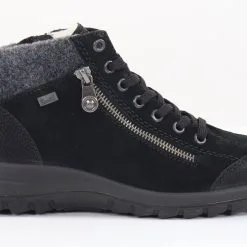 Rieker Naisten Vettähylkivät Nilkkurit L7132-01 Musta