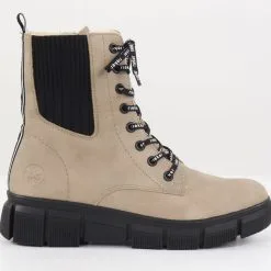 Rieker Naisten Lampaanvillavuoriset Nilkkurit X3414-60 Beige